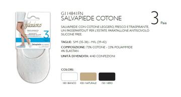 GOLDG114841- g114841 soletta salvapiede (3 paia) - Fratelli Parenti